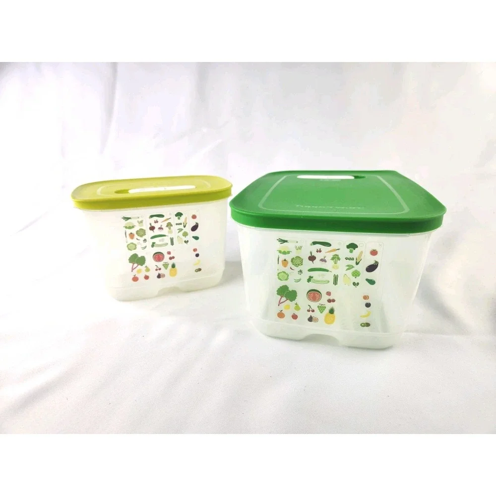 Tupperware FridgeSmart Medium Small Deep 1 gal./4.4L-Fruit Vegetable Keeper 1.8